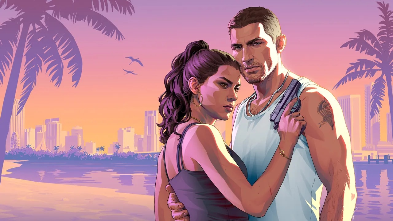Jason and Lucia, the dual protagonists of GTA 6, together in sunny Vice City